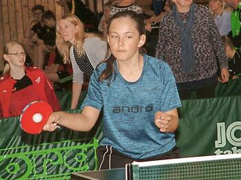 Svenja Schirm hat sich für das nordbayerische Verbandsranglistenturnier qualifiziert. Foto: Hans Franz