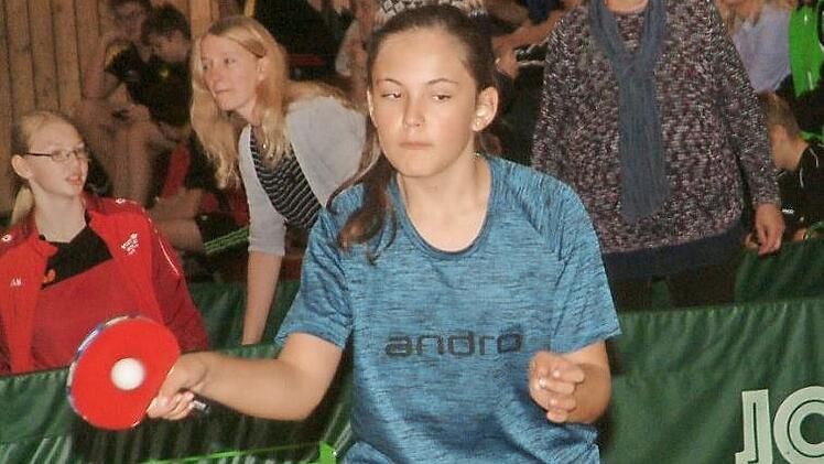 Svenja Schirm hat sich für das nordbayerische Verbandsranglistenturnier qualifiziert. Foto: Hans Franz