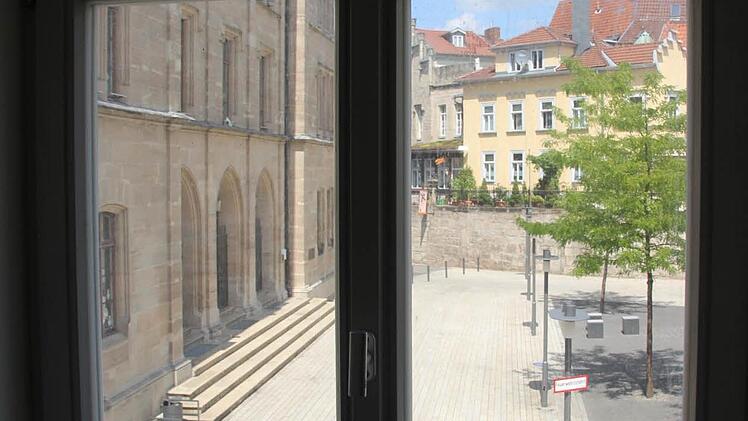 Ausblick zum Albertsplatz Foto: Ulrike Nauer