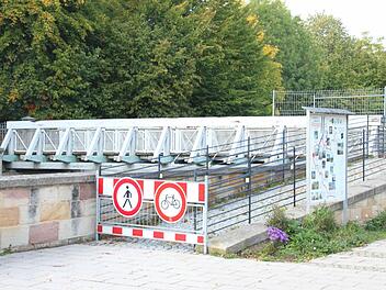 Der Schwarze Steg ist gesperrt.  Foto: Friedwald Schedel