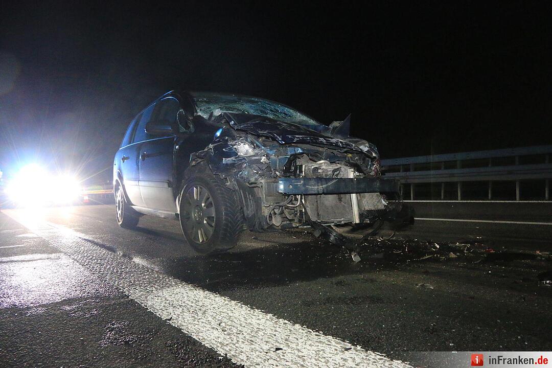 Unfall auf A73 bei Rödental