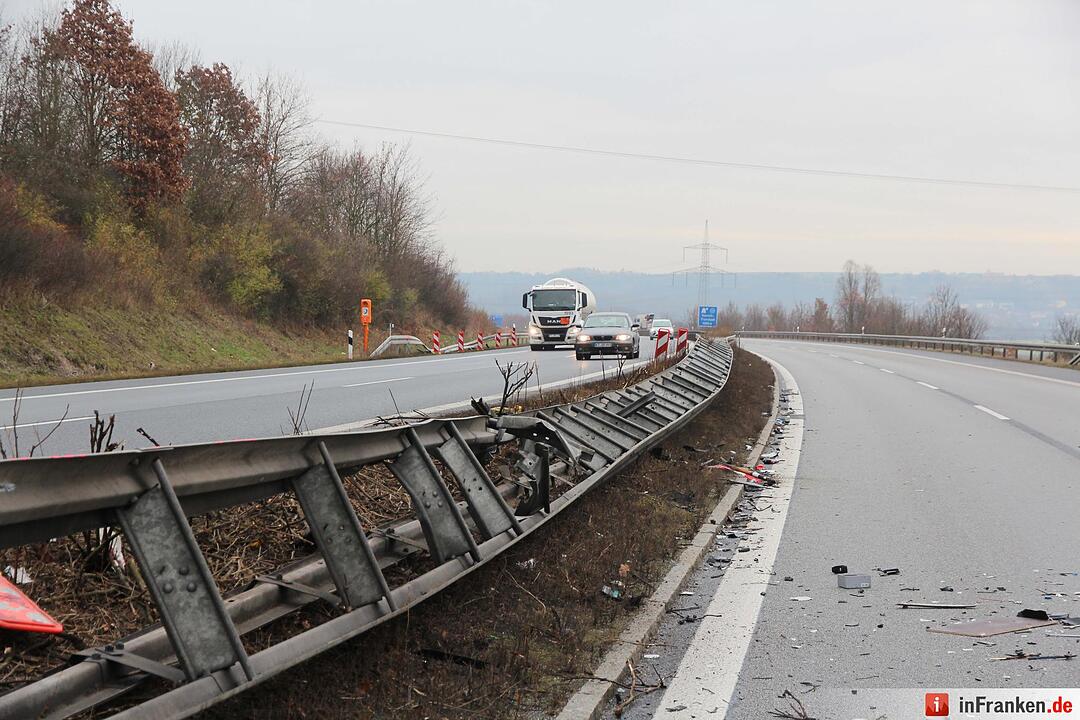 Unfall auf der A70