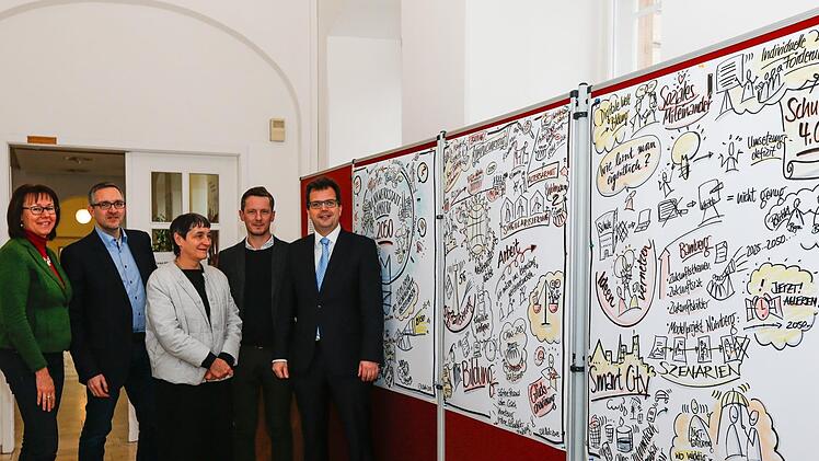 Ausstellung Denkwerkstatt im Rathaus. Foto: Matthias Hoch