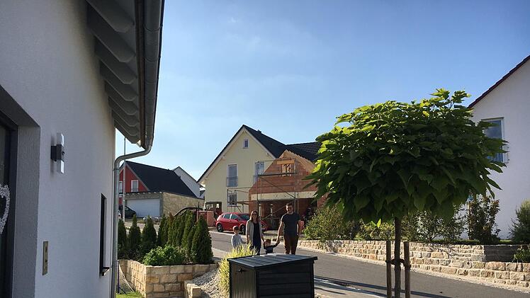 Das jüngste Baugebiet in Burgebrach, in dem Familie Waltrapp sich ansiedeln konnte. Aber jetzt sind alle Plätze vergeben. Foto: Anette Schreiber