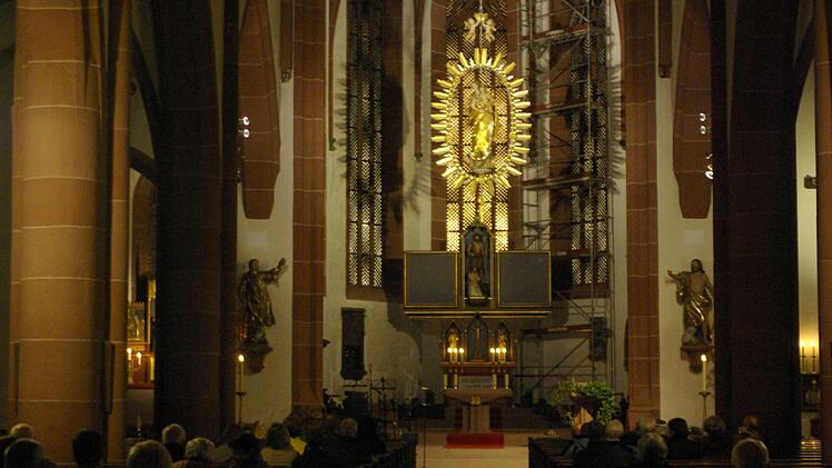 In der Stadtpfarrkirche St. Johannes hieß das Thema "Suchen- hören - Finden". Foto: Winfried Ehling