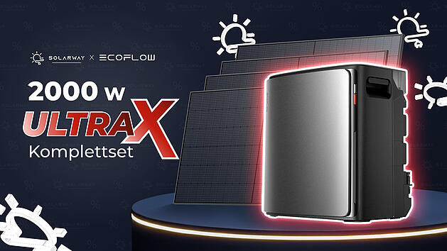 Das EcoFlow Stream Ultra X System kombiniert hohe Leistung und Speicherkapazität für eine effiziente dezentrale Stromerzeugung.