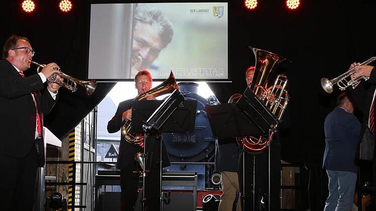 Das Blechbläserquartett des Musikvereins Ludwigschorgast musizierte.  Foto: Barbara Herbst