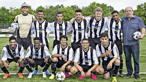 Hatte ebenfalls seinen Spa&szlig;: das Team der "goolkids". Foto: Stadt Bamberg