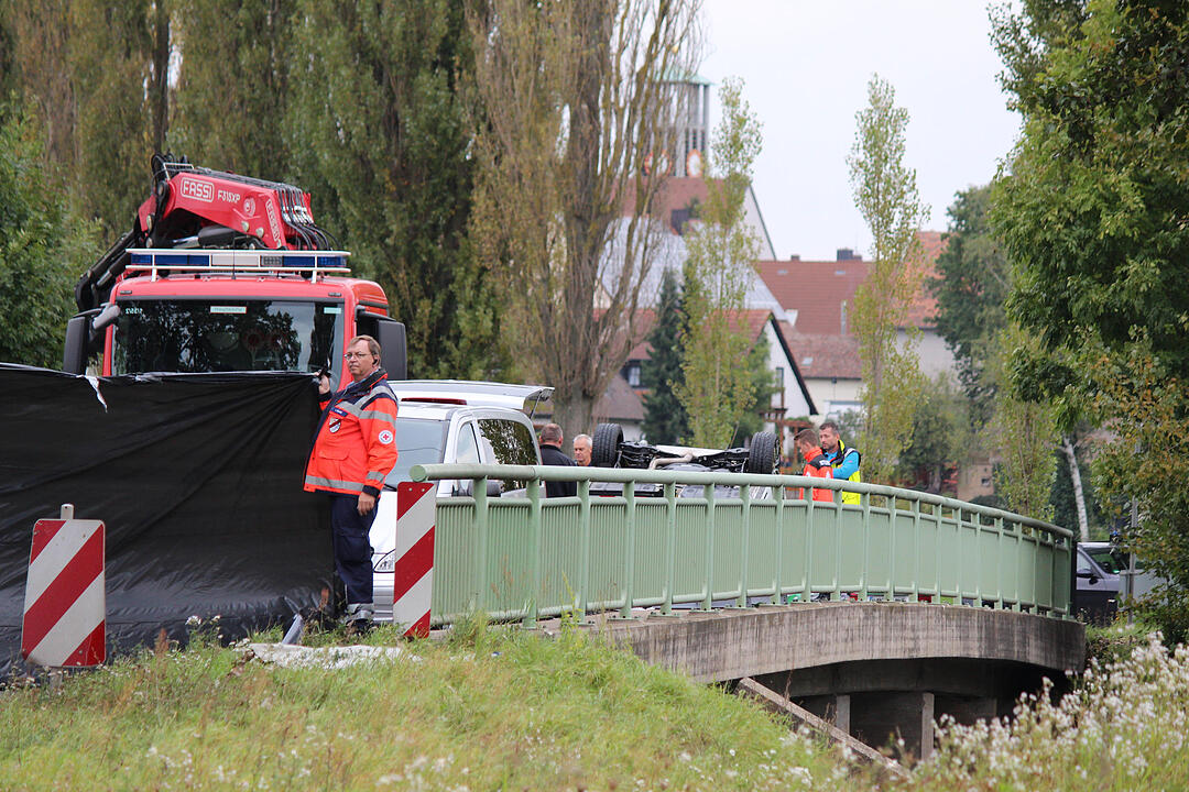 Vermisster Fürther in Auto in Regnitz gefunden