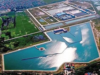 Die Song-Duong-Wasseraufbereitungsanlage in Hanoi Foto: IBC Solar