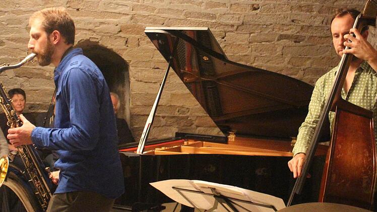 Saxophonist Matt Marantz und Kontrabassist Sam Anning