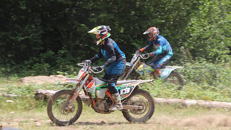 Teilnehmer des letzten Trainings von Benjamin Meusel in Friesen.Rainer Glissnik