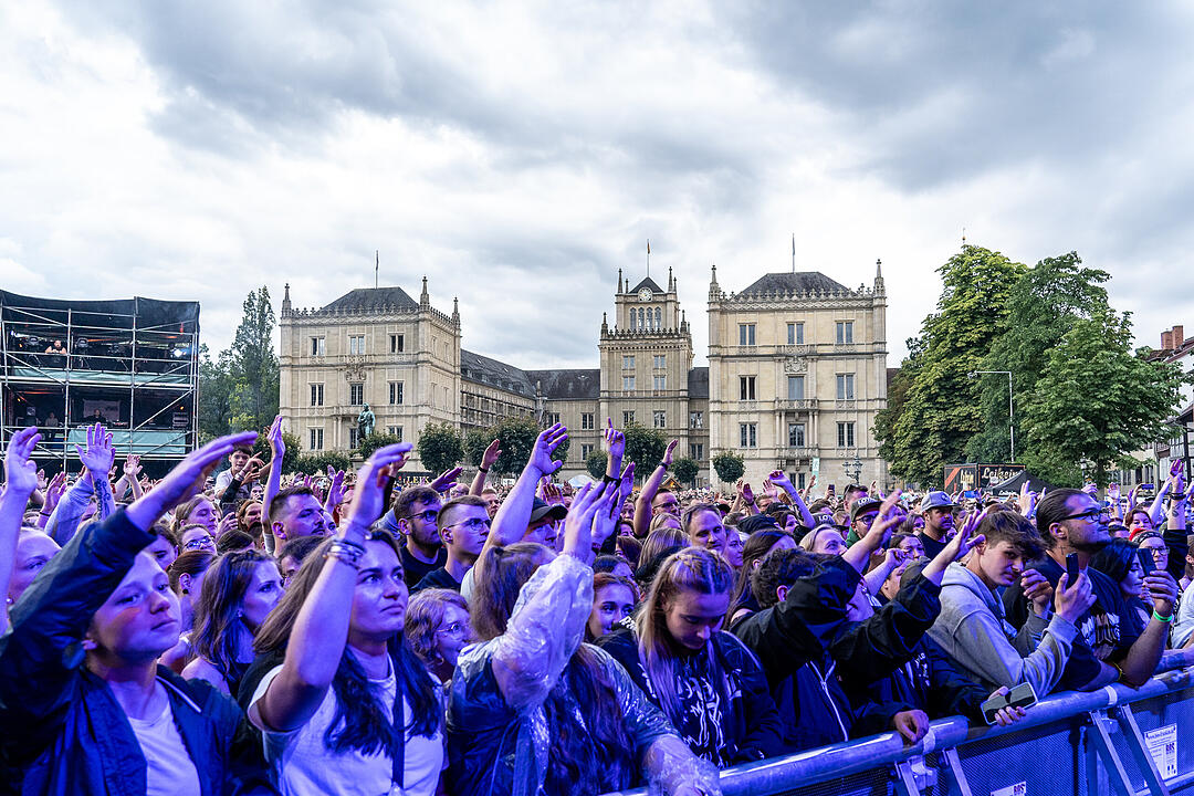 Hammer Konzert! An die 10.000 Kontra K Fans kamen nach Coburg.