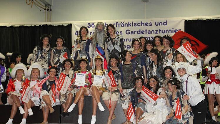 Ein Gruppenbild der Aktiven vom KCR bei den fränkischen Meisterschaften in Pegnitz.  Foto: p
