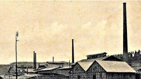 Die Glasfabrik Stockheim in einer historischen Aufnahme Repro: Gerd Fleischmann