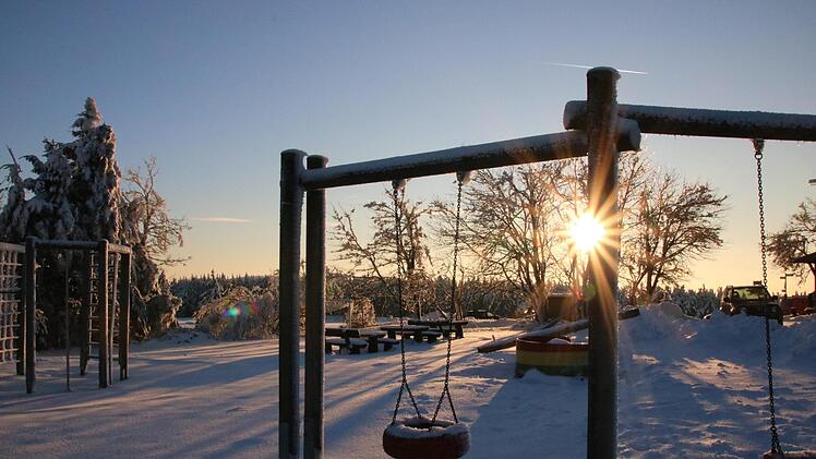 Idyllisch liegt die  Kissinger Hütte auf dem Feuerberg. Foto: Ralf Ruppert