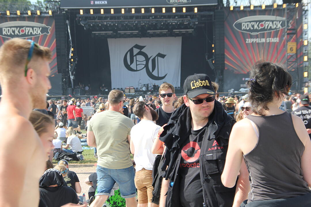Stimmung! Bei Rock im Park kein Problem!