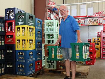 Armin Dittrich vom Getränkemarkt Kistner in Höchstadt. Foto: Franziska Rieger