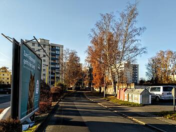 Blick in die Jean-Paul-Allee in Neustadt