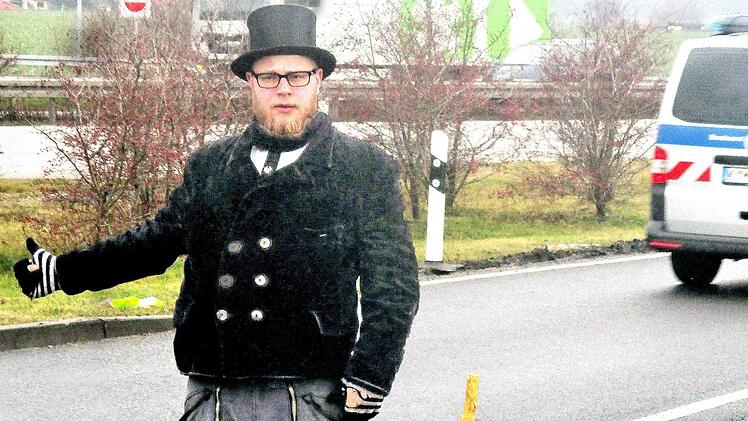 Manuel Brünner war viereinhalb Jahre auf der Walz. Sie begann im "Rhön  Adler" im Kissinger Stadtteil Hausen und endete dort auch wieder.  Brünner