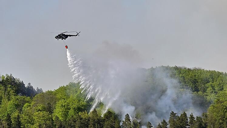 Waldbrand im Nationalpark B&ouml;hmische Schweiz