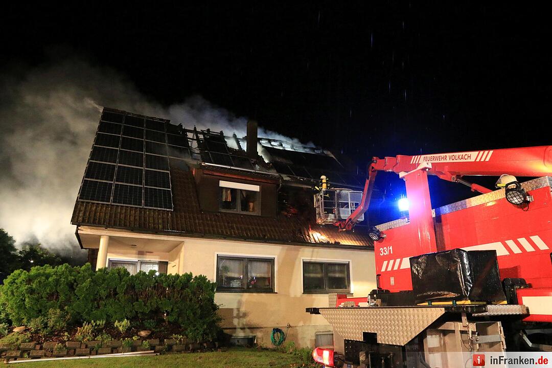 Blitzeinschlag in Gernach