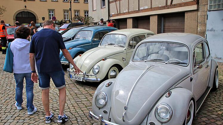 Diese VW-Käfer weckten Erinnerungen an vergangene Zeiten. Dieter Britz