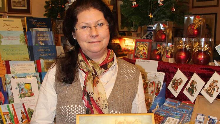 Elfi Roßteutscher ist mit dem Weihnachtsgeschäft sehr zufrieden.
