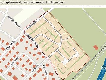 Das neue Baugebiet wird von Seubelsdorfer- und Grundfelder Straße her erschlossen.
