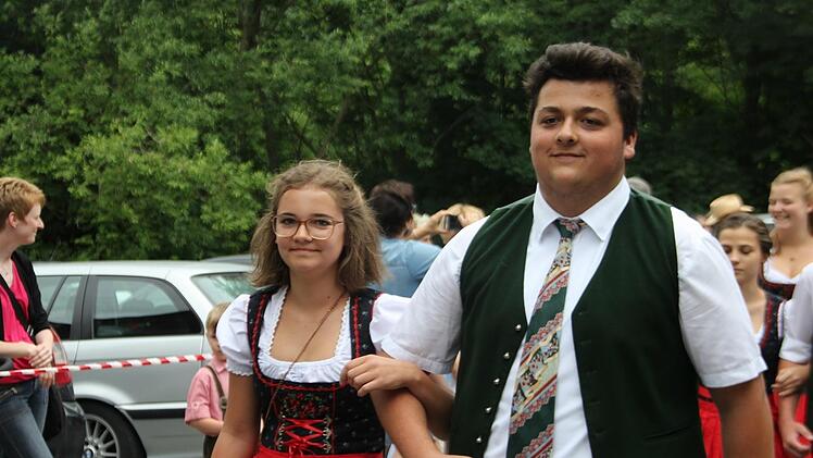 Die Kirchweihgesellschaft Ludwigsstadt Foto: Veronika Schadeck