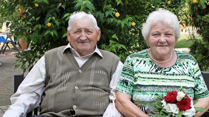 Elsbeth und Hermann Zieg feierten diamantene Hochzeit.  Foto: Günther Geiling