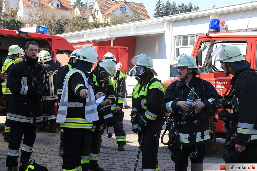 Wohnhaus brennt in Priesendorf