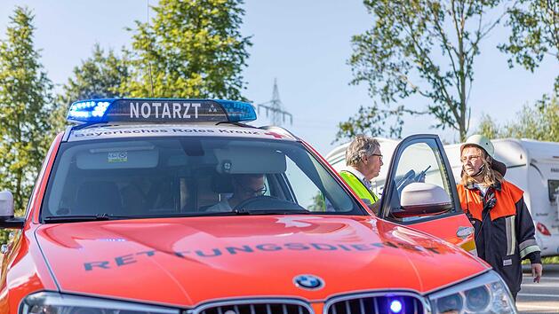 Bei einem Unfall in Igensdorf zog sich am Dienstag ein 68-j&auml;hriger Mann schwere Verletzungen zu. Symbolfoto: NEWS5 / Goppelt