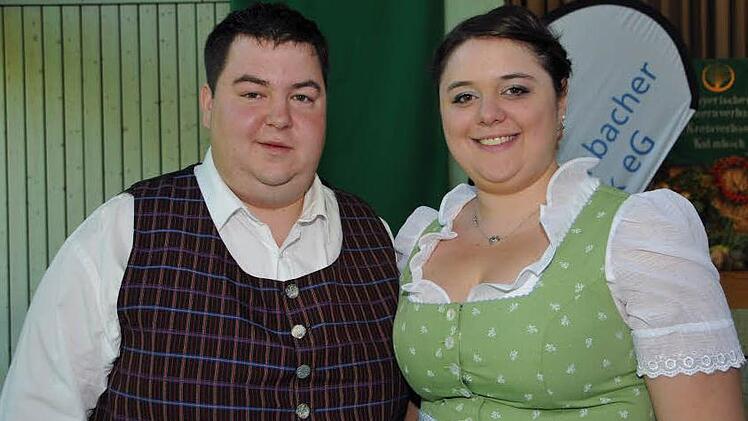 Sie stehen an der Spitze der Landjugend in Oberfranken: Carolin Dörfler aus Lankendorf im Landkreis Bayreuth und Andreas Steinhäuser aus Zedtwitz bei Hof.