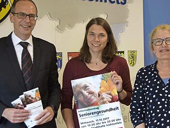 Sie stellten den Informationstag vor (von links): Christian Meißner, Britta Huse-Dürrast und Anja Grottker. Foto: Andreas Welz