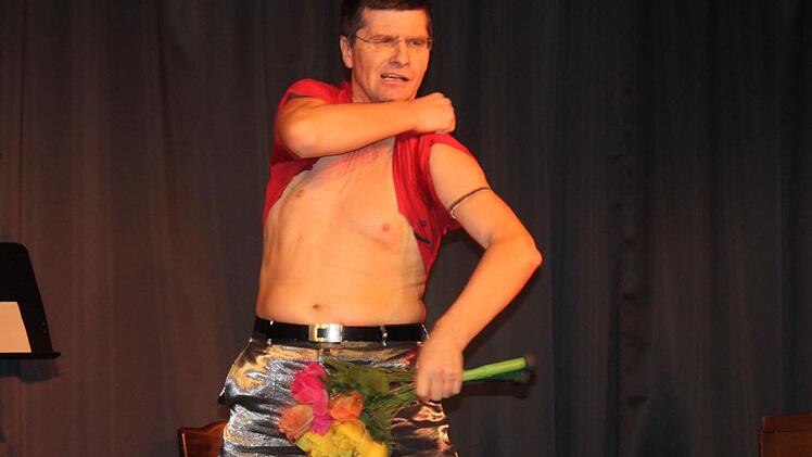 Mäc Härder bei seinem Auftritt in Uehlfeld  Foto: Sonja Werner