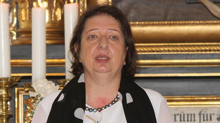 Sigrid Rippstein, selbst aktive Bläserin, blickte in die 90-jährige Geschichte des Posaunenchores zurück. Fotos: Günther Geiling