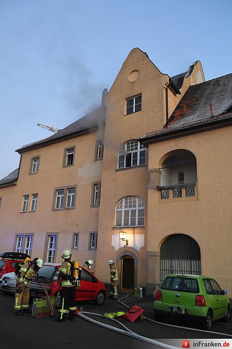 Brand am Silvesterabend in Bamberg
