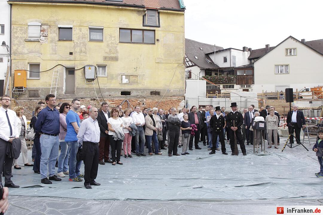 Forchheim: Brauhaus Grundsteinlegung