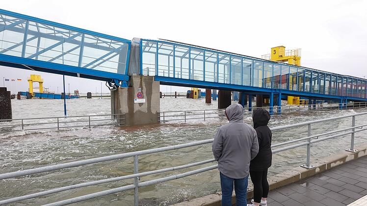 Sturmflut an der Nordsee