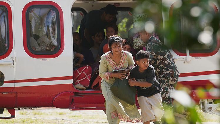 Sturzflut im Himalaya
