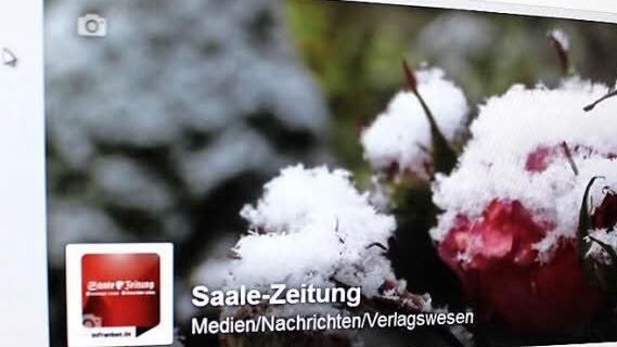 Die aktuelle Saale-Zeitung-Facebook-Seite Foto: Paul Ziegler