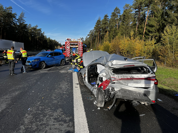 Unfall auf der A73 bei Bamberg