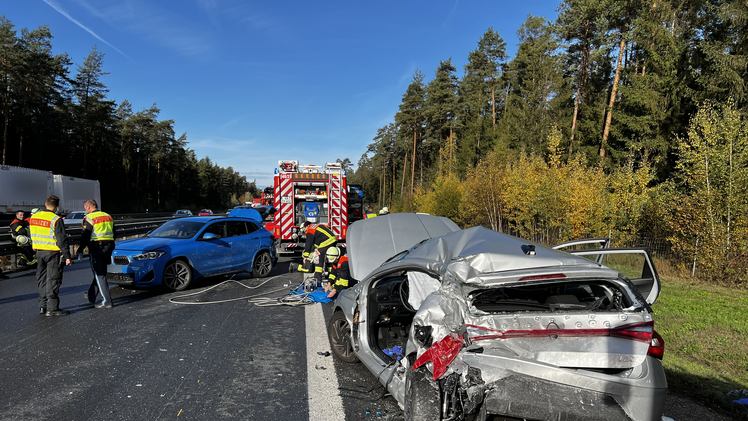 Unfall auf der A73 bei Bamberg