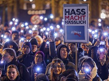 Demonstration in Schwerin