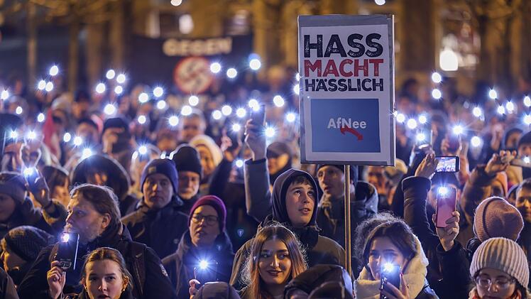 Demonstration in Schwerin