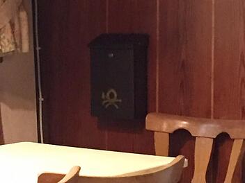 Briefkasten im Neder-Wirtshaus Foto: Leo Hühnlein