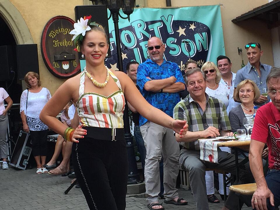 Modenschau im Freihof