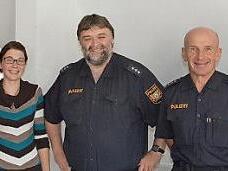 Die neue Vorstandschaft des Polizeifördervereins der Polizeiinspektion Bad Neustadt (von links): Vorsitzender Polizeihauptmeister Michael Beetz, Kassiererin Polizeiobermeisterin Karolin Härtl, Zweiter Vorsitzender Polizeihauptkommissar Gerd Jahrsdörfer, Beisitzer Polizeihauptkommissar a.D. Thomas Pfennig und Schriftführer Polizeihauptkommissar Jürgen Pelz.  Foto: Friedrich
