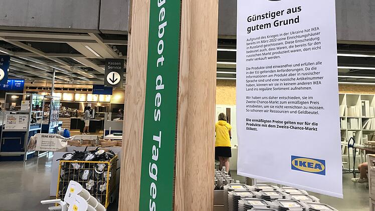 Fränkische Ikea-Filiale bietet Rabatt-Produkte aus Russland an - Möbelhaus erklärt Aktion